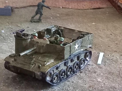 m37 gun motor carriage tank 3d print model - Mito3D