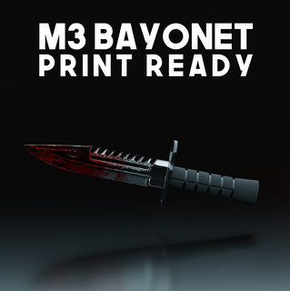 m3 baioneta chaveiro colar moda faca csgo peles jogos brinquedos brinquedo 3d print model - Mito3D