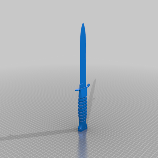 m3 trincea coltello Capitano America ww2 oggetti scena 3D print model - Mito3D