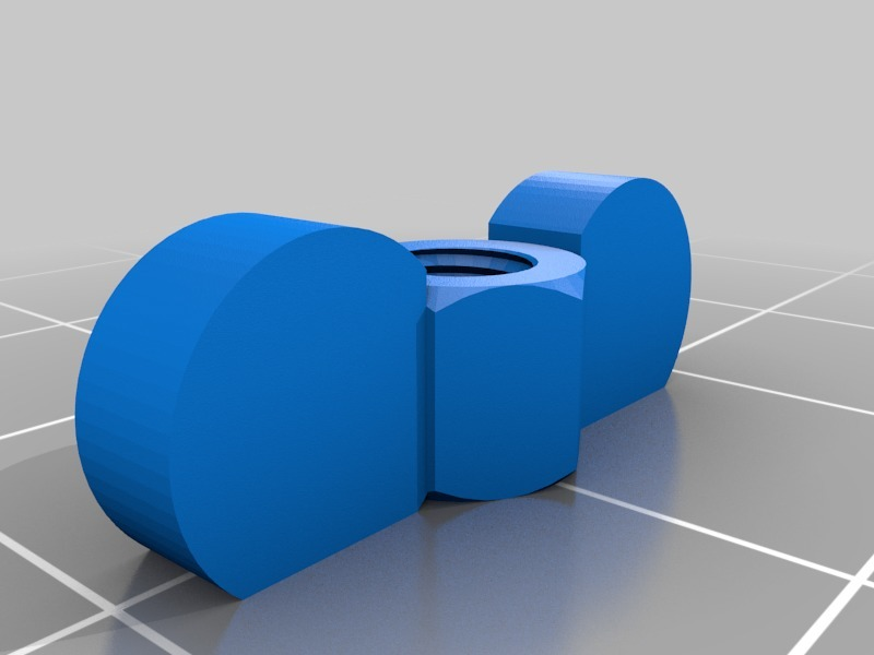 m3 Flügel Nuss angepasst Teile 3D print model - Mito3D