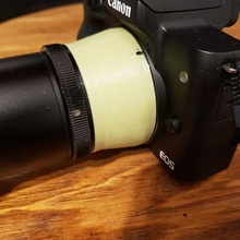 m42 ef-m canon adapter tripod mount gadget eos m50 camera lens photography 1 4 3d print model - Mito3D
