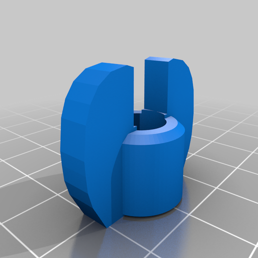 m4 07 écrou papillon topper 3D print model - Mito3D