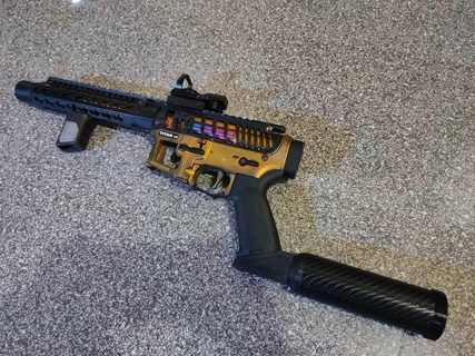 m4 aeg Griffstock Adoptierer Airsoft Griff 3d print model - Mito3D