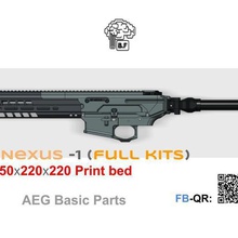 m4 basic aeg kits airsoft nexus-1 update 250x220x220 print bed m13 3d print model - Mito3D