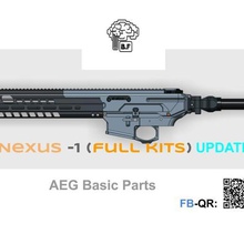 m4 basic aeg kits airsoft nexus-1 update m13 3d print model - Mito3D