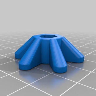 m4 calore tavolo livellamento pomello personalizzato mano utensili 3d print model - Mito3D