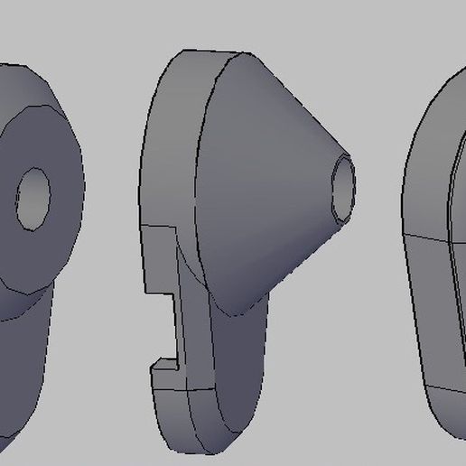 m4 pistolized butt airsft pigtail 3D print model - Mito3D