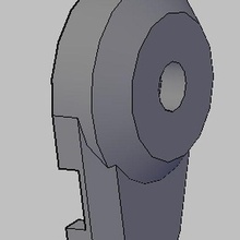 m4 pistolized butt gadget airsft pigtail 3d print model - Mito3D