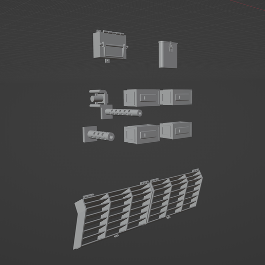 m4 sherman déflecteur 3D print model - Mito3D