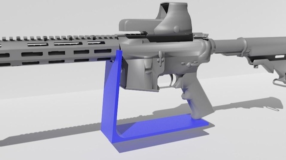 m4 support stand support m4 m4 gbb m4 aeg handguard  3d print model - Mito3D