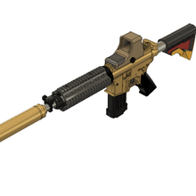 m4a1 assalto fucile nato munizioni pistola replica supporto vero taglia gioco giocattolo chiamata of dovere merluzzo guerra 3d print model - Mito3D