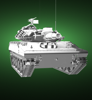 m551 sheridan ev Amerika ışık savaş tank dünya of tanklar gök gürültüsü mücadele araç askeri Ordu Donanma 3d print model - Mito3D