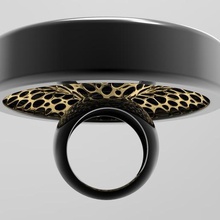 m5 anello gioielli voronoi cilindro grande 3d print model - Mito3D