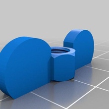 m5 porca asa ferramenta personalizado partes 3d print model - Mito3D