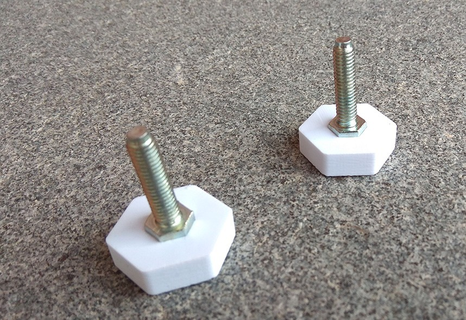 m6 screw cover bedside table foot nut various miscellaneous uncategorized 3d print model - Mito3D