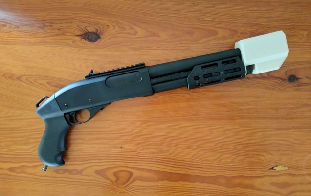 m870 dengeleyici ses amplifikatör oyun airsoft tabanca gaz hpa ilkbahar çift kartal 8879 kıyamet ebedi savaş paintball 3d print model - Mito3D