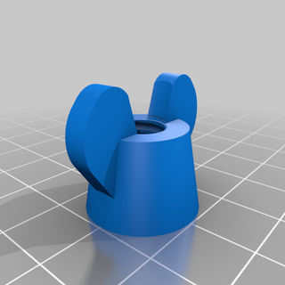 m8 fine wing nut customized tools 3d print model - Mito3D