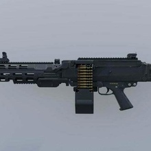 m91 devoir moderne guerre 2019 appel of morue pistolet armes feu lmg zone arme jeux vidéos 3d print model - Mito3D