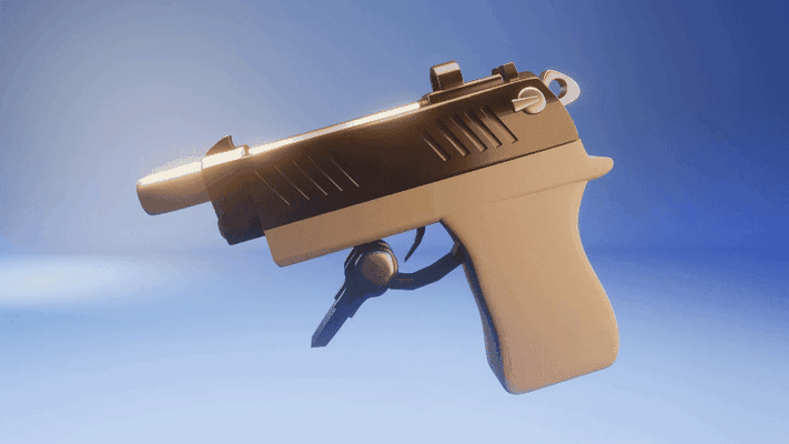 m93r pistola lowpoly beretta 3d print model - Mito3D