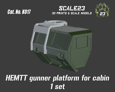 m977 hemtt artillero plataforma 3d print model - Mito3D