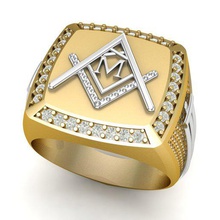 m - letra de el anillo sellar la joyería carta alfabetos singet signetring diamante oro plata platino zbrush letras 3dprintable imprimible cnc joya jewells señores los anillos 3d print model - Mito3D