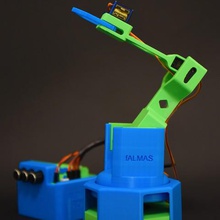 m first - educational robotic arm gadget roboticarm makers education robotics robot 3d print model - Mito3D