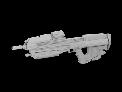 ma37 assalto rifle 3d impressão Arquivo 3d print model - Mito3D