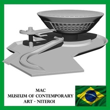 Mac musée contemporain art nitre architecture niteroi stl halot 3d print model - Mito3D