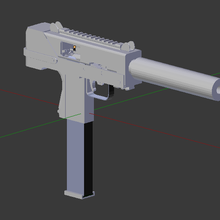 mac 10 mod functional parts tool military weapon combat 3d print model - Mito3D