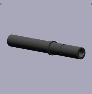mac 11 toy gun - barrel 3d print model - Mito3D