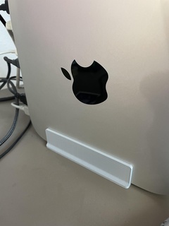 Mac mini ayakta durmak Kulp destek dikey macmini elma pc bilgisayar 3d print model - Mito3D