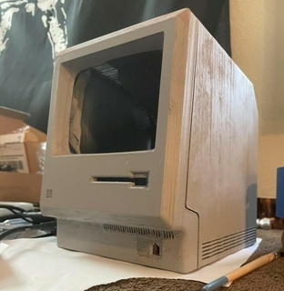 Mac 5 pulgada crt tv tamaño macintosh caso funda Moda manzana mini vmac televisión accesorios cosplay disfraz 3d print model - Mito3D