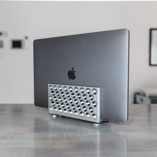 Mac Pro estilo muelle ipad macbook iphone lápiz airpods artilugio manzana ordenador portátil tableta Estación Dé Batalla 3D print model - Mito3D