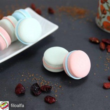macarons home food drink pastry pastels model french filoalfa dish cookie color alfaplus 3d print model - Mito3D