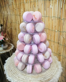 macaroon box storage Art marriage baptisms party baby shower event birth birthday decoration display 3d print model - Mito3D