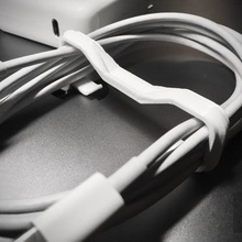 macbook cable holder gadget cables clip management desk laptop pro office retina computer 3d print model - Mito3D