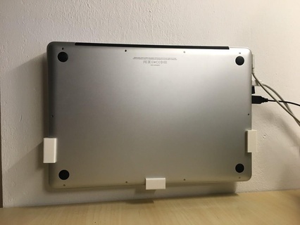 macbook Pro 2011 pared montar artilugio computadora 3d print model - Mito3D