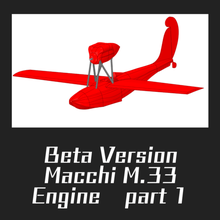 macchi m33 partie 1 jeu kit de modèle des avions en avion le bricolage fighter plan puzzle jouet porco modelkit la construction 1ère guerre mondiale jouets naval biplan l'aérodynamique ww2 tannerie rosso 3d print model - Mito3D