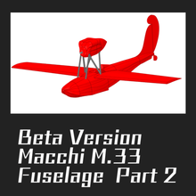 macchi m33 Teil 2 Spiel Modell kit Flugzeug diy fighter puzzle - Spielzeug porco modelkit Bau ww1 Bau-Spielzeug naval Doppeldecker die Aerodynamik avion ww2 curtiss rosso 3d print model - Mito3D