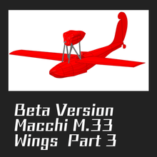 macchi m33 partie 3 jeu kit de modèle des avions en avion le bricolage fighter puzzle jouet porco modelkit la construction 1ère guerre mondiale jouets naval biplan l'aérodynamique ww2 curtiss rosso 3d print model - Mito3D