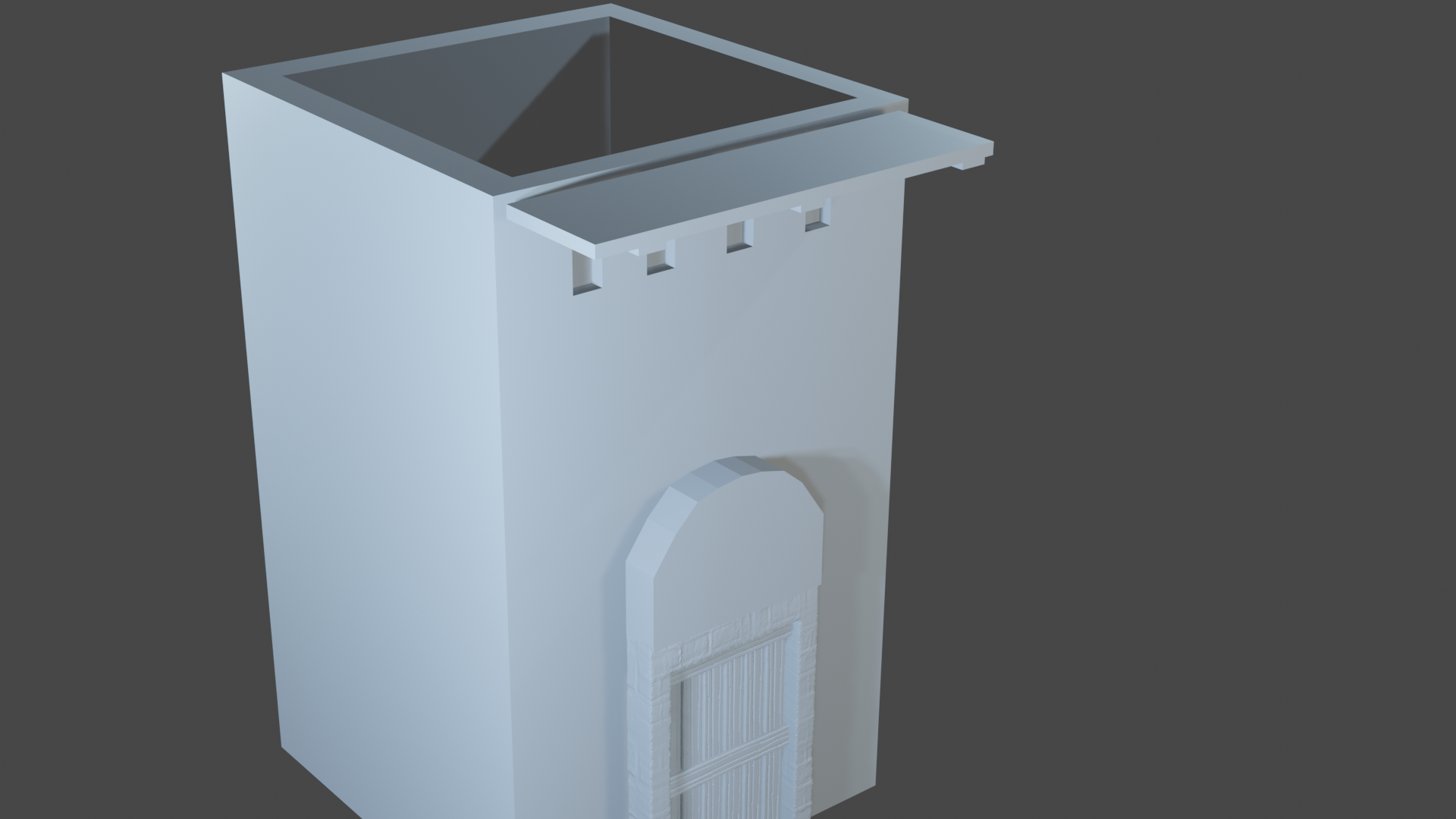 maceta casa balcon 222 3D print model - Mito3D