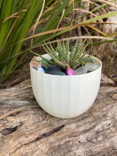 maceta vaso planta fiore fiori 3d print model - Mito3D