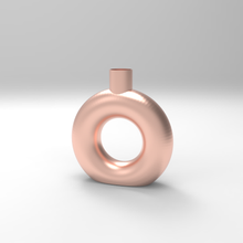 maceta pot ovale surpot faible pol fleur fleurs vase géométrie 3d print model - Mito3D