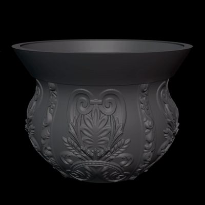 macetero cl sico 2 casa adorno adornos decorato planta hogar maceta plantas decorativo decoraci n contenitore jarr vaso fiori tazze vasos barocco arte stico estilo 3d print model - Mito3D