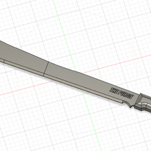 facão purga traje espada faca 3d print model - Mito3D