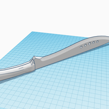 facão gadget airsoft brinquedo faca Snipe m4 3d print model - Mito3D