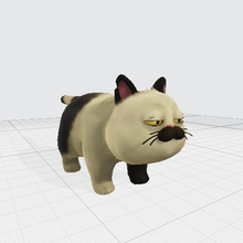 machiavelli gatto luca moda poli 3d print model - Mito3D