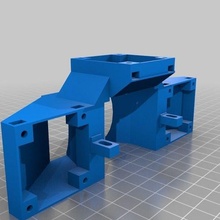 machina mk2 custom fan shroud tool 3d printer parts 3d print model - Mito3D