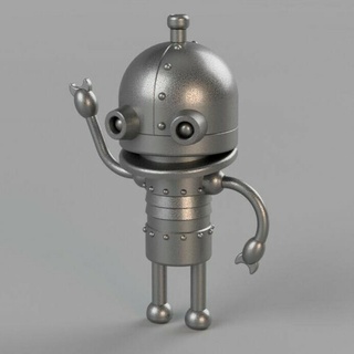 machinarium robot model robots action figure figures 3d print model - Mito3D