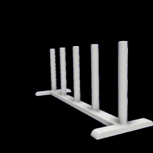 Maschinen-Stickerei-coil-Halter 5-plots verschiedene Tür reel die Stickerei Maschine Unterstützung 3d print model - Mito3D